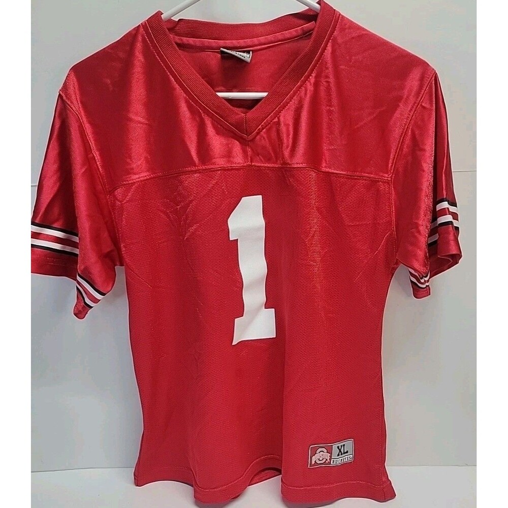 Atlantis Team Jersey Ohio State Buckeyes Big‎ Kid XL Football Jersey